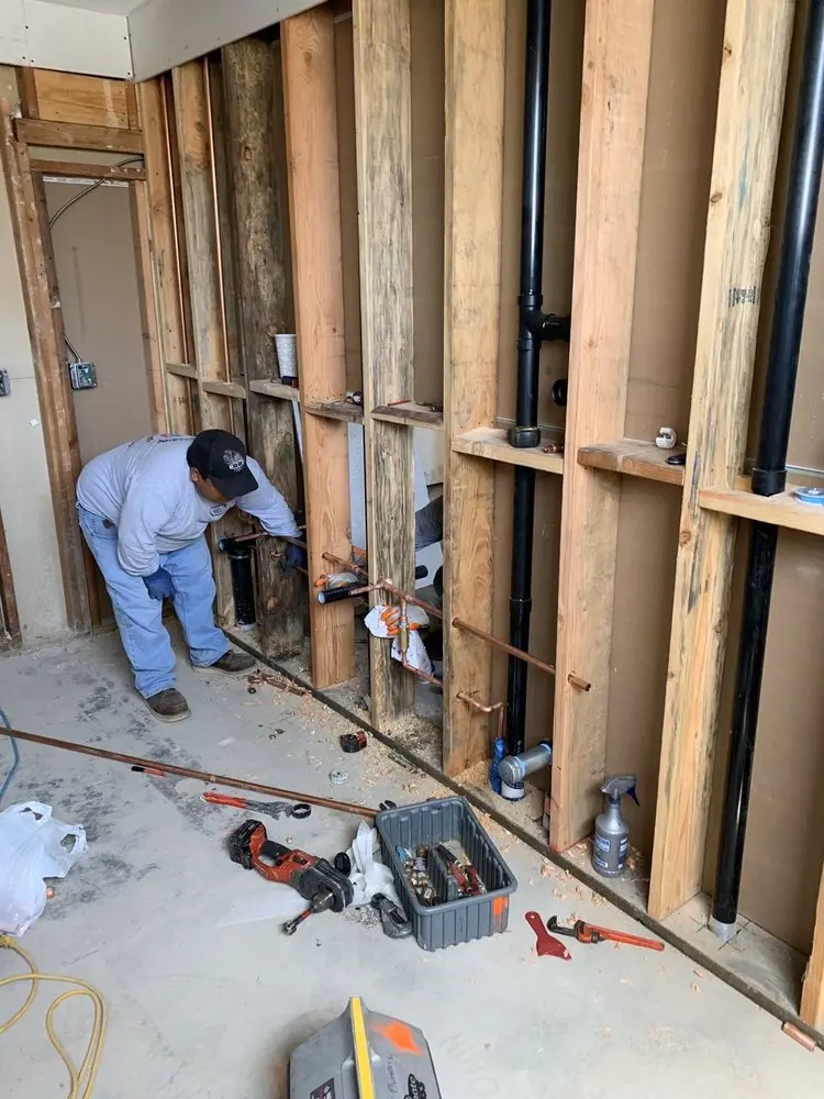 Commercial rough-in plumbing for Gas Line Repair in Green Acres